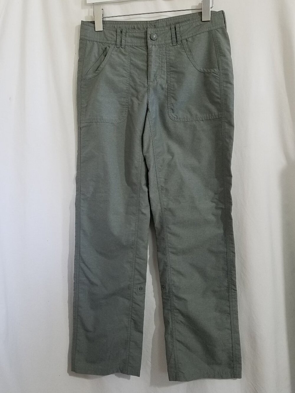 The North Face Straight Leg Hiking Pants Women Size 4 Grey